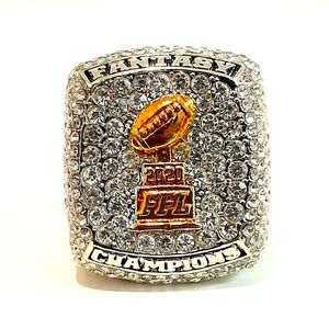 "World Of ICEETHON" Alpha Male GM Fantasy Football Ring Sz 11‎